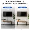 235.5 Inch Cord Hider Kit, Cord Covers for Wires on Wall, Cord Cover Raceway Kit, Paintable Cord Concealer Cord Hider, Home TV Office Wall Wire Cover Hider, 15X L15.7in X W0.95in X H0.56in, White view 4