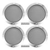 ACROPIX Universal 5" Car Speaker Grills Cover Mesh Round 5 Inch Audio Speaker Subwoofer Guard Protector Case with Mounting Screws Iron Silver Tone - Pack of 4 view 1