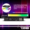 DS18 FX1 Monoblock Class D Amplifier with Flush/Surface Mount with RGB Dream LED Lights - Versatile Installation Options - Remote Subwoofer Level Control - 1 Channel Subwoofer Monoblock Amp 2700W Peak view 3