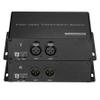 2 Port XLR Audio Over Fiber Optic Converter,Broadcast Balanced Audio 3pin XLR Fiber Extenders, FC Optical Module, Singlemode Single Fiber up to 20Km A Pair view 1