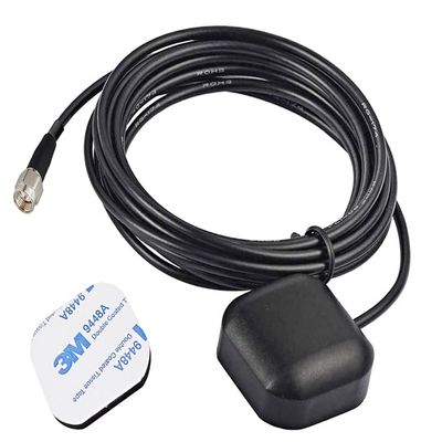 Goodsby GPS Navigation Antenna SMA Male Connector Magnetic Base Waterproof Compatible with Head Unit System Module Truck Marine Boat GPS Real Time Tracking Car Stereo Radio Frequency 1575.42MHz 28dB