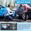 Strenagile Dash Cam with Night Vision - 3 Camera Front/Rear/Inside, Dash Camera for Cars - 170 Wide Angle, HD 1080P, 24-Hr Parking Monitor, Accident Lock, Loop Recording view 3