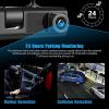 Strenagile Dash Cam with Night Vision - 3 Camera Front/Rear/Inside, Dash Camera for Cars - 170 Wide Angle, HD 1080P, 24-Hr Parking Monitor, Accident Lock, Loop Recording view 4