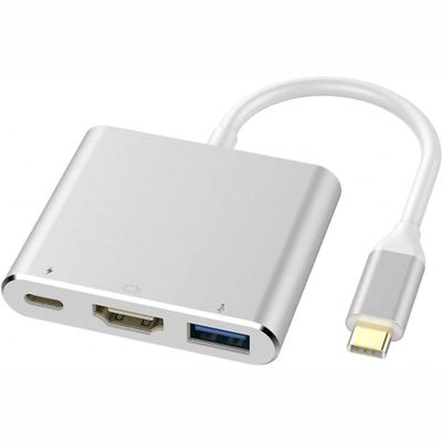 Fonus USB C to 4K TV Adapter Compatible with iPhone 15/Pro/Max/Plus - PD Port HDTV Adapter Charger Port TV Video Hub Type-C for iPhone 15/Pro/Max/Plus