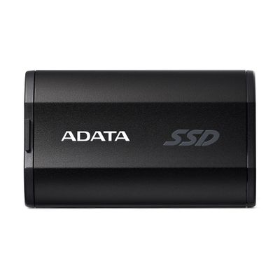 ADATA SD810 - 2000GB USB-C Portable External Solid State Drive (SSD) - IP68 Water Resistant & Drop Resistant - Supports Multiple Operating Systems - Gamers & Professionals - Black - SD810-2000G-CBK