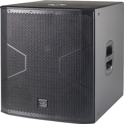 DAS Audio 10404980 Model ALTEA-718 Portable Subwoofer System, Black; 18" Loudspeaker; Compact Birch Plywood Enclosure; Pole Mount Socket for Satellite Systems; 3" Voice Coil; 2400W Peak Power