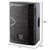 DAS Audio 10404990 Model ALTEA-408 Passive 2-Way Full Range PA System, Black; 8" Bass Loudspeaker; 1" Compression Driver; Built-in Rigging Points; Stand-mountable; 600W Peak Power Handling view 2
