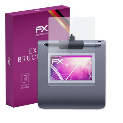 atFoliX Plastic Glass Protective Film compatible with Wacom STU-430, 9H Hybrid-Glass FX Screen Protector