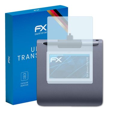 atFoliX Screen Protection Film compatible with Wacom STU-430 Screen Protector, ultra-clear FX Protective Film (2X)