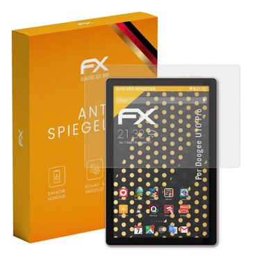 atFoliX Screen Protector compatible with Doogee U10 Pro Screen Protection Film, anti-reflective and shock-absorbing FX Protector Film (2X)