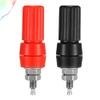 10 Pcs Audio Terminal Connector Binding Post 4mm Banana Jack Panel Mount view 2