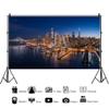 DORCEV 12x8ft San Francisco Cityscape Photo Backdrop Banner City Night Skyline Photo Background Skyscraper Night Scene City Theme Party Online Live Broadcast New Year Eve Gala Portraits Wallpaper view 3
