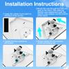 Starlink Mini Wall Mount, 12" J-Pole Mounting Bracket Kit for Starlink Mini, with Tilt Angle Adjustable Pipe Adapter for Better Signals, Compatible with Starlink Mini Dish view 3