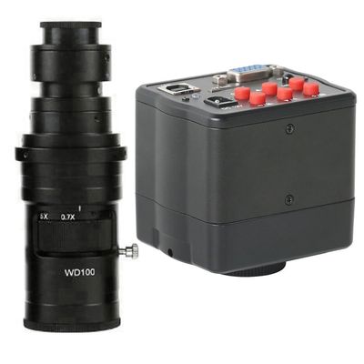 1080P 60FPS Camera VGA USB TF Video Microscope Camera 200X C-Mount Lens For Phone Tablet PC PCB