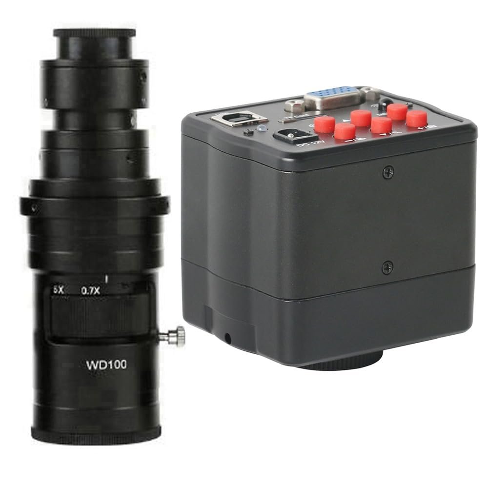1080P 60FPS Camera VGA USB TF Video Microscope Camera 200X C-Mount Lens For Phone Tablet PC PCB