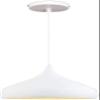 SteFik Modern Metal Hanging Lamp Simple Black and White Lampshade Compatible with Dining Room Bedside Pendant Light Aisle Balcony Decoration Chandelier Industrial Style Pendant Lamp,Pendant view 1