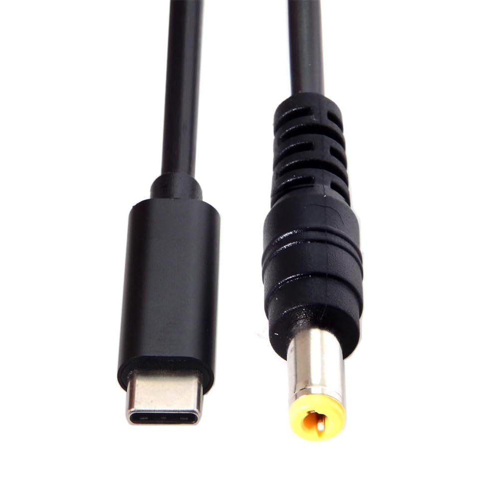 NFHK Type C USB-C Input to DC 5.5 * 2.5mm Power PD Charge Cable for Laptop Notebook