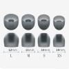 Replacement Earpiece Cover for Sony WI-SP510 / WI-SP600N / WI-SP700N / MDR-XB50BS / MDR-XB510AS Wireless Earphones, High Noise Isolation/Fit/Shedding Protection (L, Transparent Gray) view 2