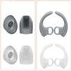 Replacement Earpiece Cover for Sony WI-SP510 / WI-SP600N / WI-SP700N / MDR-XB50BS / MDR-XB510AS Wireless Earphones, High Noise Isolation/Fit/Shedding Protection (L, Transparent Gray) view 3