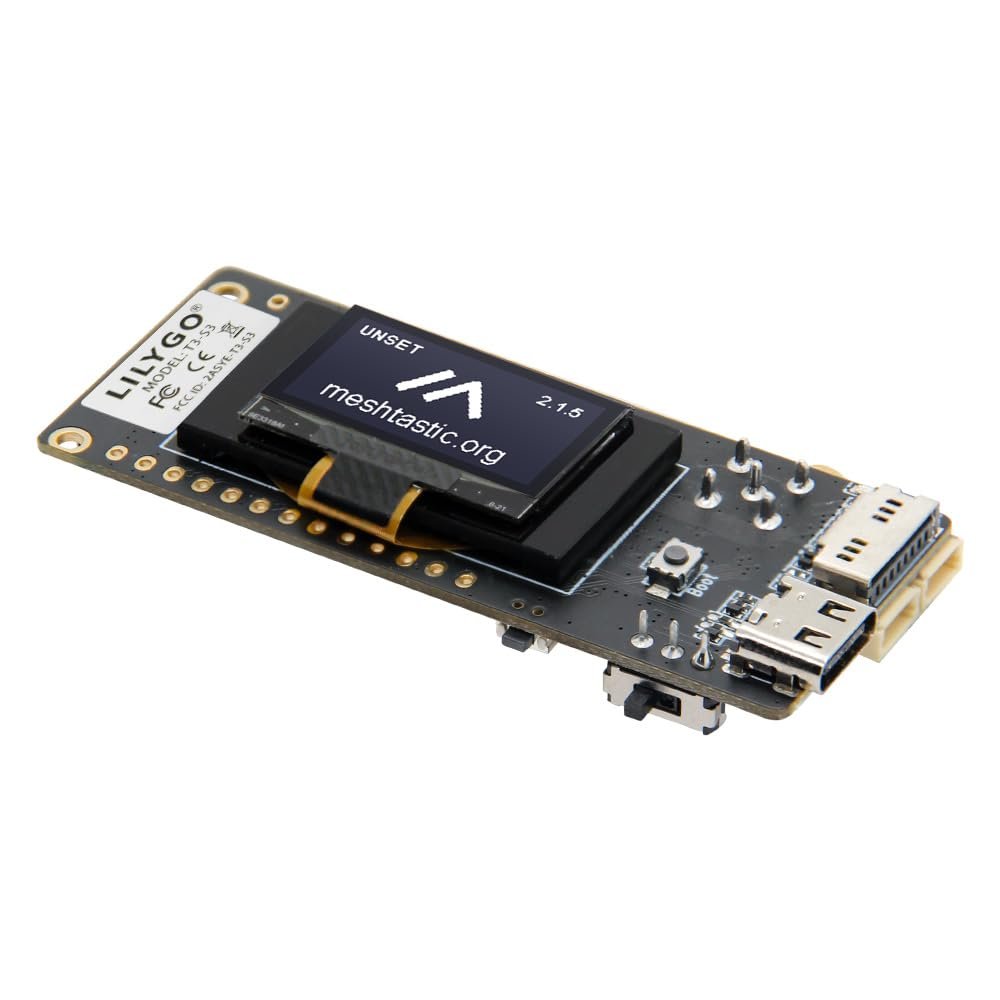 LILYGO T3S3 ESP32-S3 LoRa Meshtastic TTGO Development Board Wireless Module with 0.96 Inch OLED Display (SX1280 2.4G with PA)