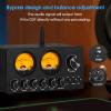 Douk Audio 5 Band Equalizer Bluetooth EQ Preamp for Home Stereo/Computer Speaker/Amplifier with VU Meter (EQ5 Tone Upgraded Version) view 4