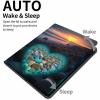 KUYT Case for iPad Pro 11 Inch Case 2020(2nd Gen) with Pencil Holder, Smart iPad Case Support Touch ID and Auto Wake/Sleep -Beach Colorful Heart view 3