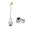 MOUDOAUER 2 Pack RJ45 POE Splitter Dual Ways Adapter Socket Hub for Security Camera Install TV Box view 1