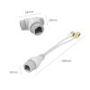 MOUDOAUER 2 Pack RJ45 POE Splitter Dual Ways Adapter Socket Hub for Security Camera Install TV Box view 2