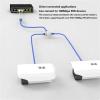 MOUDOAUER 2 Pack RJ45 POE Splitter Dual Ways Adapter Socket Hub for Security Camera Install TV Box view 4