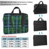 Ogniwo Blue Scottish Tartan Print Notebook Computer Protective Carrying Cover With Pocket,13 Inch Laptop Shoulder Bag view 2