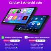 [2+64G] NHOPEEW for Mercedes Benz Smart Fortwo Car Radio 2011-2015 with Wireless Carplay and Android Auto - 9 Inch Touchscreen Android Car Stereo - GPS/WiFi/Multiple UI/SWC + AHD Backup Camera view 3