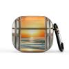Beach by The Window Design Case Compatible with AirPods Case 3 2021 with Keychain Shockproof Protective view 1