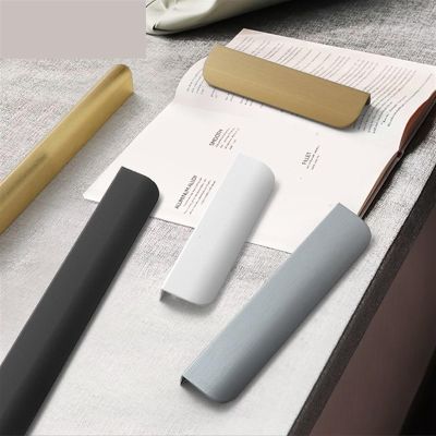 NALsa Minimalist Wardrobe Cupboard Drawer Knobs Kitchen Cabinet Pulls Hidden Handle Furniture Hardware 1Pcs (Color : Bronze Gold, Size : Length-500mm)