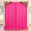 10ftx20ft Fuchsia Wrinkle-Free Backdrop Drapes Curtains, Fuchsia Polyester Background Decorations for Wedding Home Party Supplies view 3