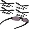 Bowyer 4 Pairs Replacement Rubber Kits Compatible with Oakley Flak 2.0/Flak 2.0 XL Sunglass- Black view 1