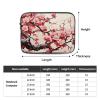 Dwrepo Japanese Floral Cherry Blossom Print Laptop Sleeve Portable Laptop Case Fashion Laptop Bag Durable Briefcase for Men Women Bag 13 inch view 4