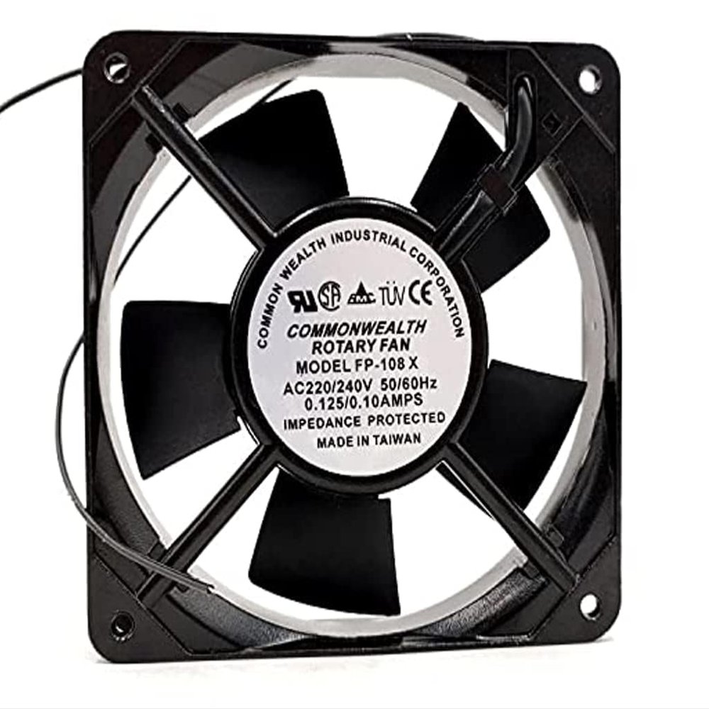 FP-108X Rotary Cooling Fan AC220/240V 0.125/0.10AMPS 12012025mm Cooling Fan