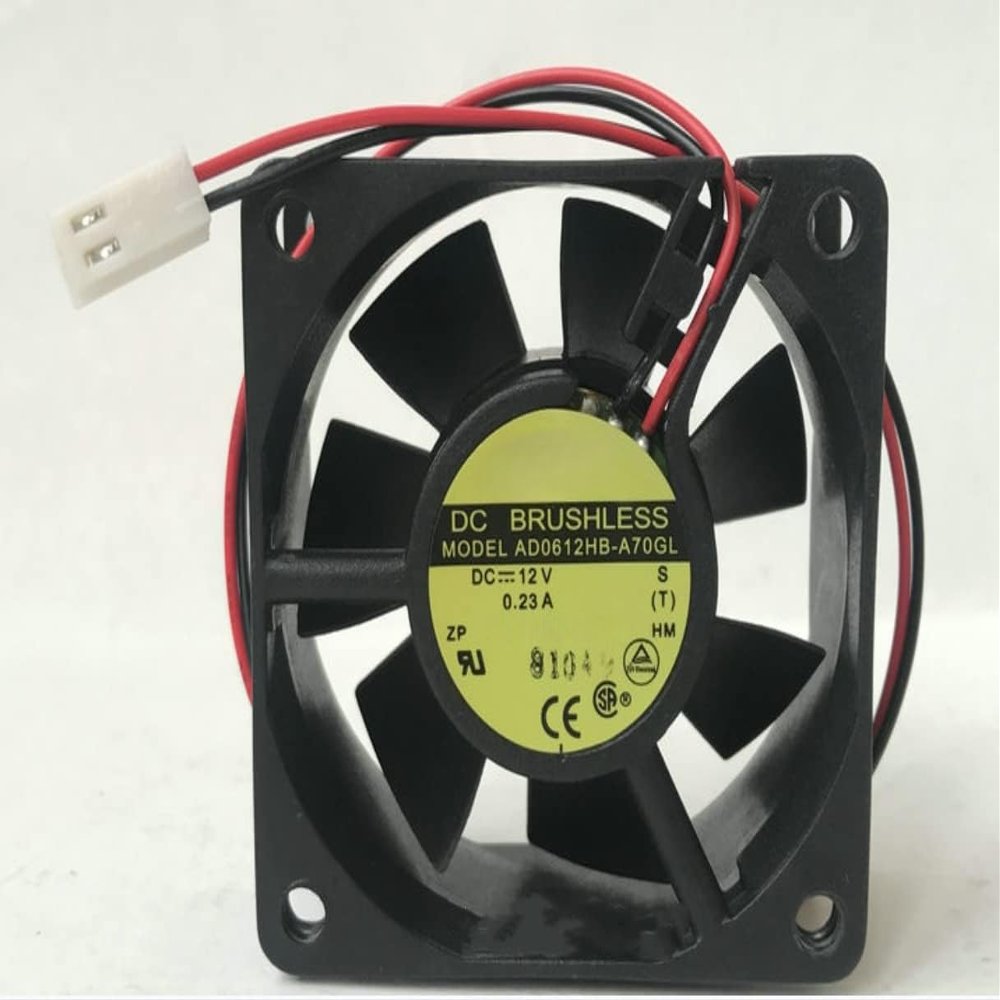 Cooling Fan 12V 60mm Cooling Fan, AD0612HB-A70GL DC12V 0.23A 60x60x25mm 2-Wire