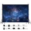 12x8ft Space Backdrop Fantastic Nebula Galaxy Starry Photography Background Universe Theme Kids Birthday Party Banner Decorations Video Wallpaper Photo Booth Props view 2