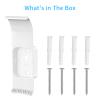 Wall Mount Holder for eero Max 7, No Messy Wires, Space Saving, Wall Stand Bracket Compatible with eero Max 7 Tri-Band Mesh WiFi System (1 Pack) view 3