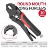 DEMCAY Strong Pliers Multifunction Clamp Tool Universal Pressure Pliers Industrial-grade Manual Fixed Universal Pliers (Color : 10inch Round nose) view 2