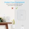 Wall Mount Holder for eero Max 7, No Messy Wires, Space Saving, Wall Stand Bracket Compatible with eero Max 7 Tri-Band Mesh WiFi System (2 Pack) view 4
