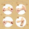 Hanaive 5 Pack Christmas Wooden Puzzle Box Brain Teaser Gift, Elegant Style view 4