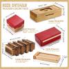 Hanaive 5 Pack Christmas Wooden Puzzle Box Brain Teaser Gift, Retro Style view 2