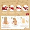 Hanaive 5 Pack Christmas Wooden Puzzle Box Brain Teaser Gift, Retro Style view 3