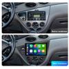 MekedeTech Android Car Stereo GPS Navigation for Ford Fiesta 1995-2001 Focus 1998-2004 Head Unit,1280*720 Resolution 9 inch Touch Screen Upgrade with 4G LTE Wireless CarPlay/Android Auto,8 core 2+32G view 2