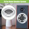 ACROPIX 4" Car Speaker Grills Cover Mesh Round 4 Inch Audio Speaker Subwoofer Guard Protector Case with Mounting Screws Iron Silver Tone Black - Pack of 2 view 3