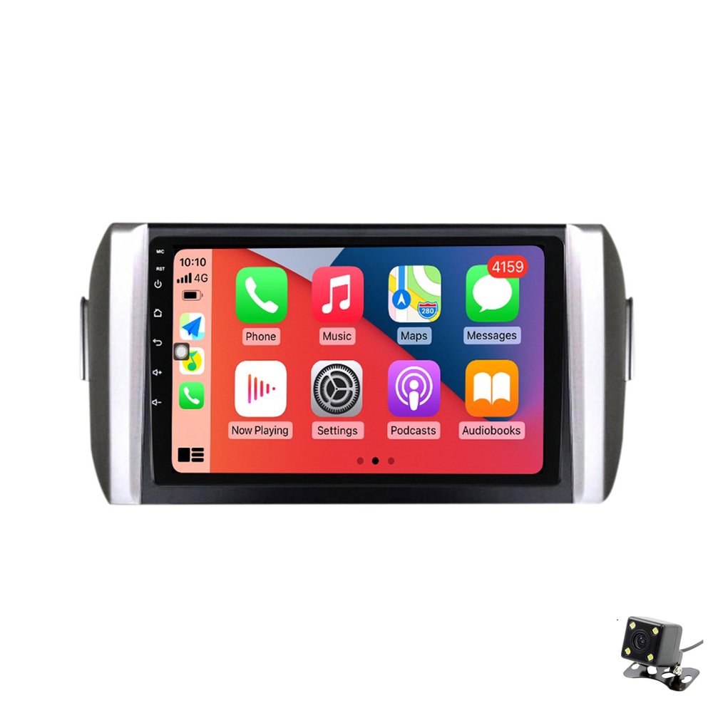 ADMLZQQ Android 11 Car Stereo Double Din Radio for Toyota Innova 2015-2017 GPS Navigation 9'' Multimedia Player Bluetooth Video Receiver with Car-Play 4G WiFi SWC DSP USB Back Camera,Y3 4+64g