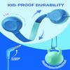 iClever Kids Headphones for School K-12, 85dBA Safe Volume, Tangle Free, 3.5mm Jack, HD Stereo, Swivel Foldable Kids Headphones with Cord for Classroom/Student/Tablets/Laptop, Bulk 5Pack view 3