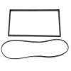 2DIN Car Stereo Radio Fascia Navigation CD Modified Frame Replacement for TT 2006 and Up view 3
